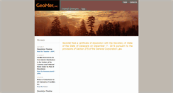 Desktop Screenshot of geometinc.com
